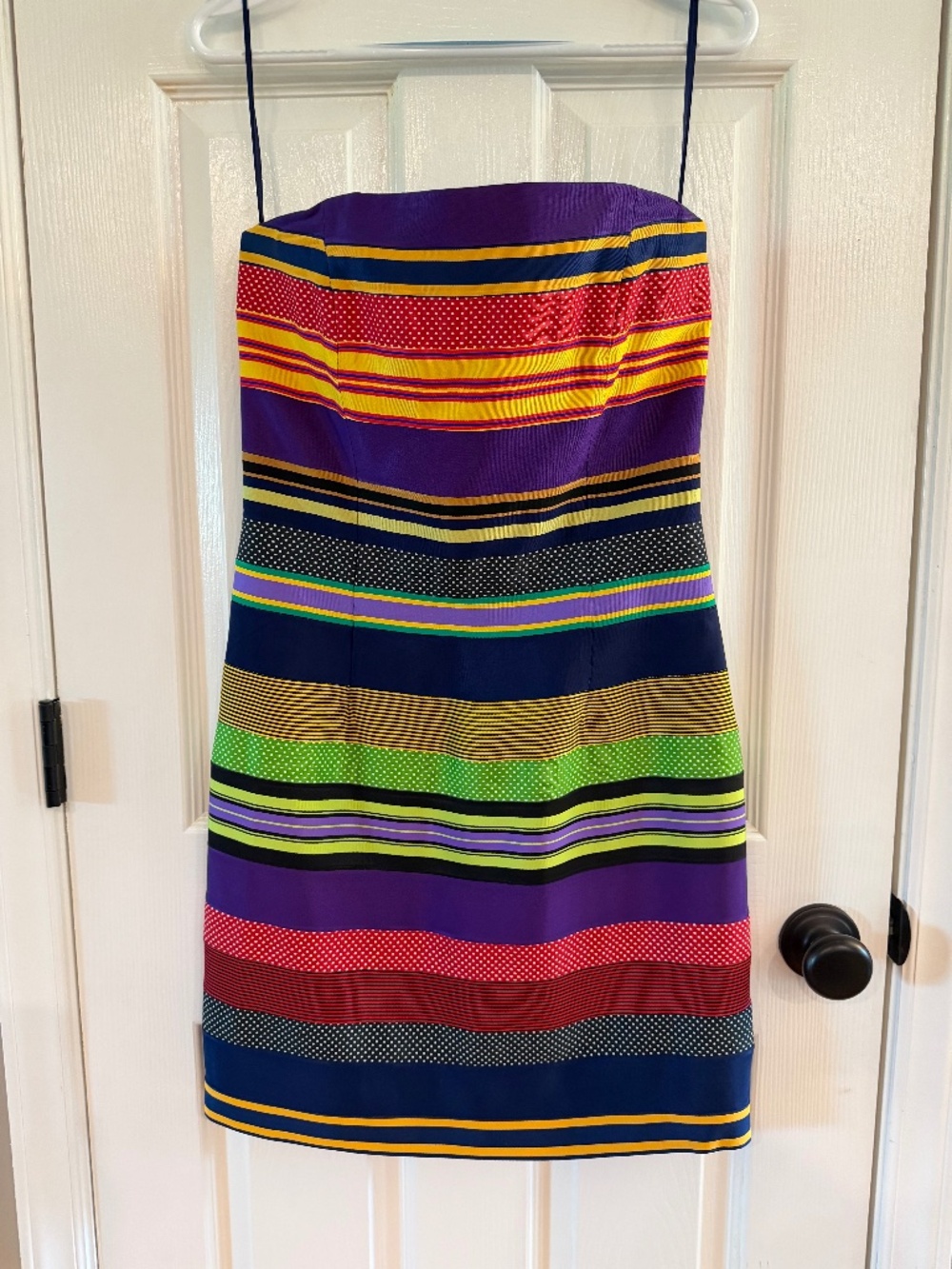 J.McLaughlin sz 4 strapless multi color dress